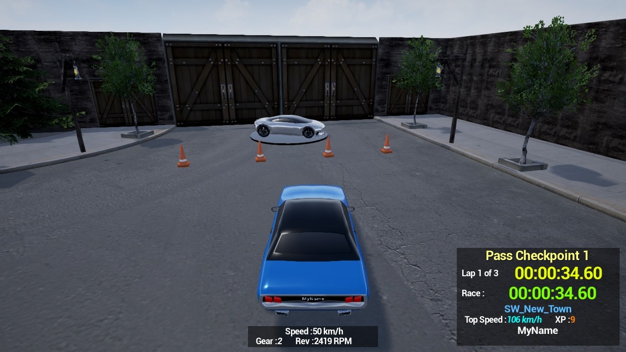 Maze Workout - Western Lost Solo Car Racer #9