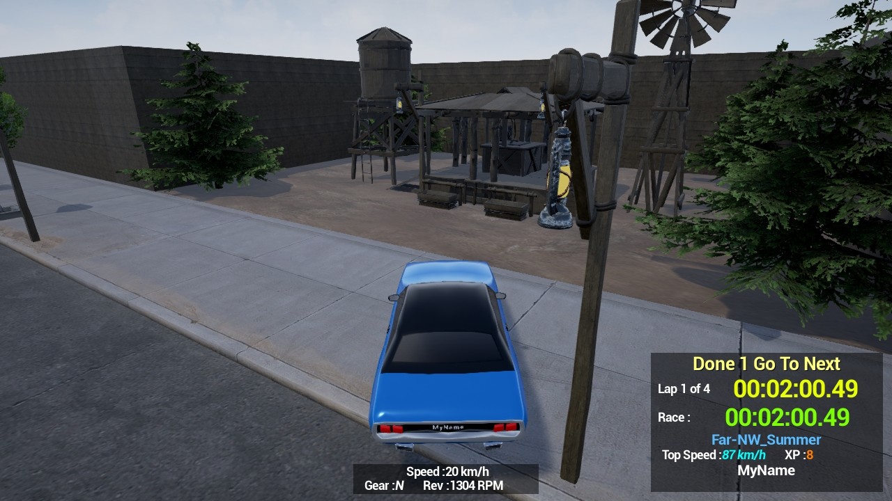 Maze Workout - Western Lost Solo Car Racer #2