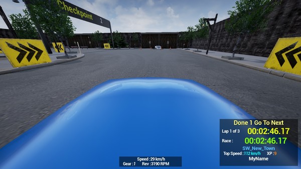 Maze Workout - Western Lost Solo Car Racer