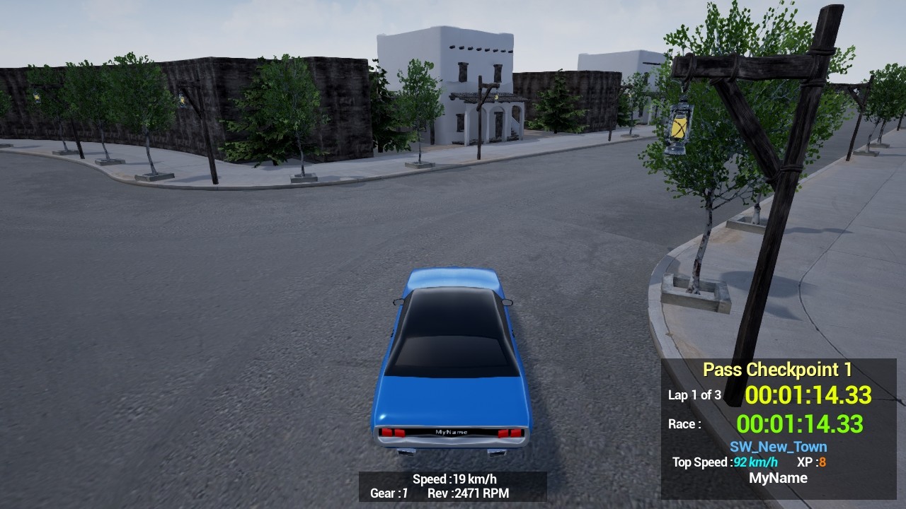 Maze Workout - Western Lost Solo Car Racer #7