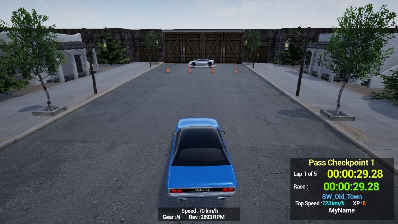 Maze Workout - Western Lost Solo Car Racer #11