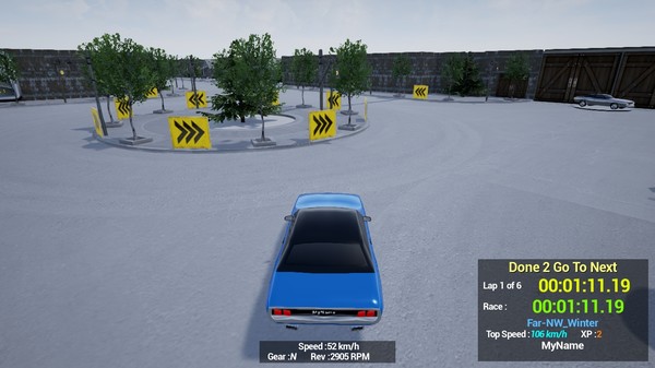 Скриншот из Maze Workout - Western Lost Solo Car Racer