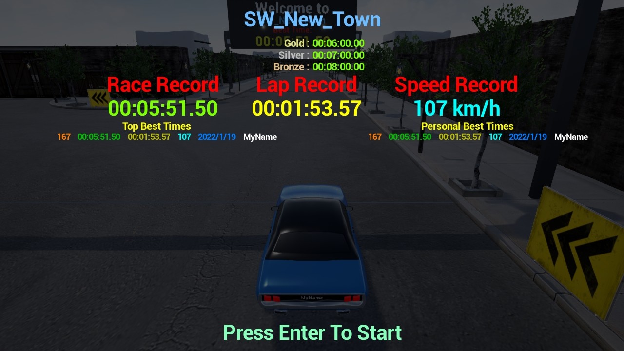 Maze Workout - Western Lost Solo Car Racer screenshot 1