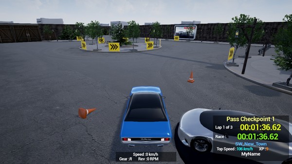 Скриншот из Maze Workout - Western Lost Solo Car Racer