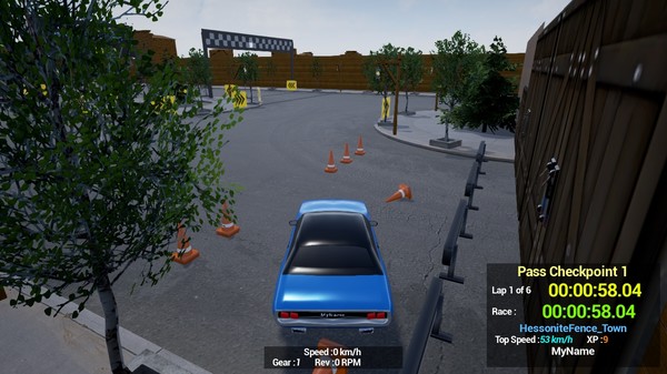 Maze Workout - Western Lost Solo Car Racer