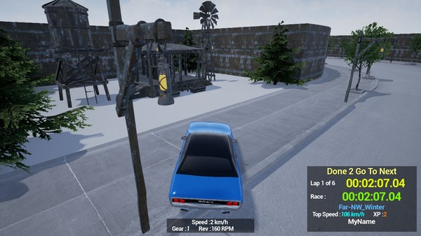 Maze Workout - Western Lost Solo Car Racer