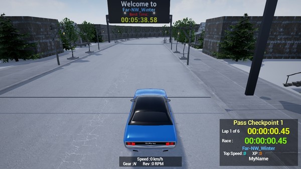 Maze Workout - Western Lost Solo Car Racer