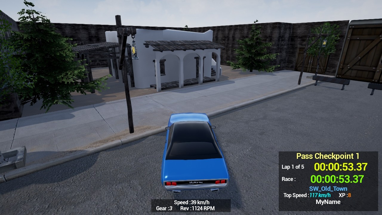 Maze Workout - Western Lost Solo Car Racer #13