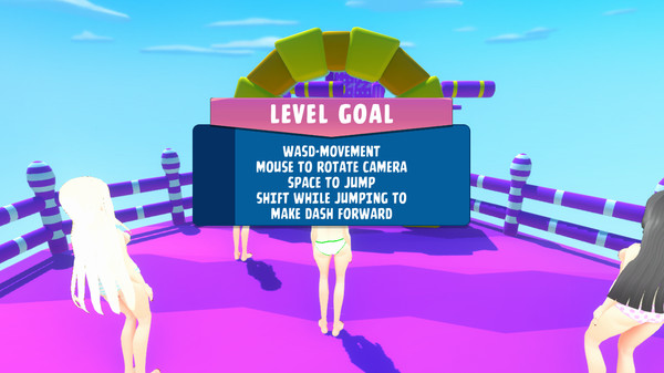 FALL GIRLS game for Linux 1