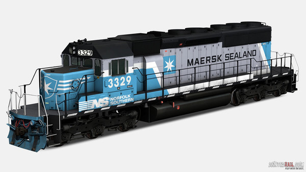 Trainz 2022 DLC - EMD SD40-2 - Maersk
