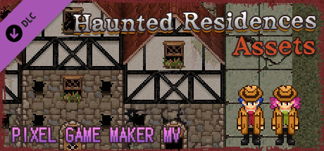 Pixel Game Maker MV - Haunted Residences Assets banner