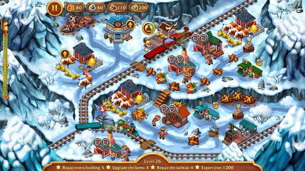 Golden Rails: Road To Klondike game for Linux 1