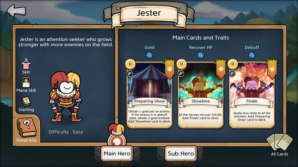 скриншот 3 Minute Heroes - Jester & Necromancer Heroes + Skins 2