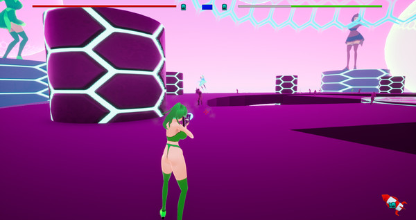 Anime Girls VS  Soldiers game for Linux 1