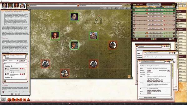скриншот Fantasy Grounds - Pathfinder 2 RPG - Quest for the Frozen Flame AP 1: Broken Tusk Moon 4