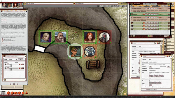скриншот Fantasy Grounds - Pathfinder 2 RPG - Quest for the Frozen Flame AP 1: Broken Tusk Moon 3