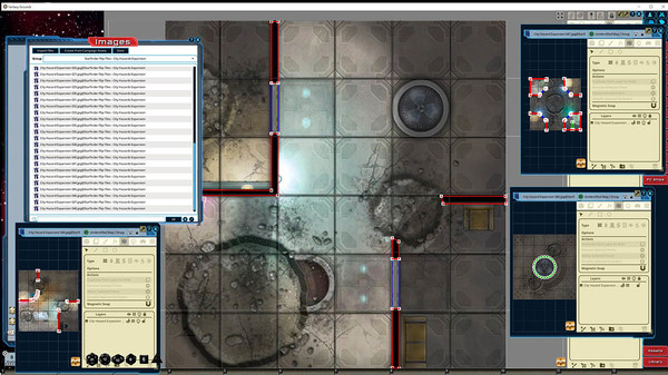 скриншот Fantasy Grounds - Starfinder Flip-Tiles - City Hazards Expansion 0