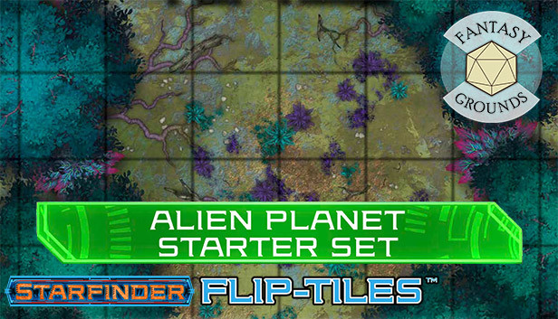 Fantasy Grounds - Starfinder RPG - Flip-Tiles - Alien Planet