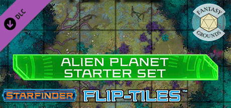 Fantasy Grounds - Starfinder RPG - Flip-Tiles - Alien Planet Starter Set