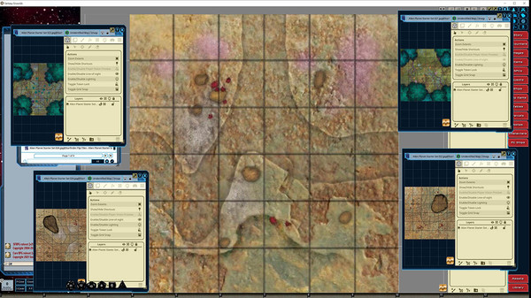 Fantasy Grounds - Starfinder RPG - Flip-Tiles - Alien Planet Starter Set