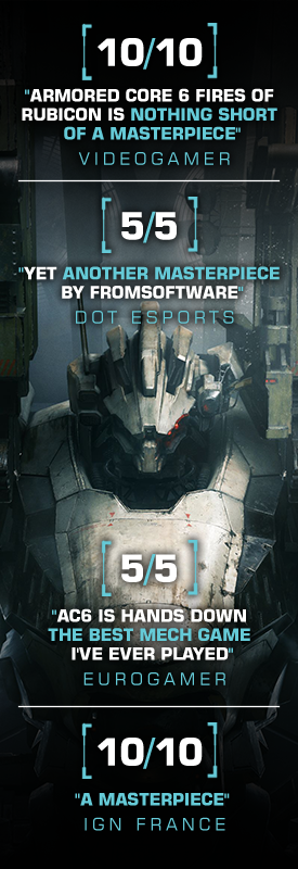 Armored Core VI second highest all-time peak From Software game on Steam