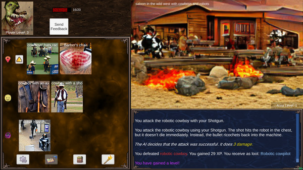 Скриншот из AI Roguelite