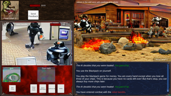 Скриншот из AI Roguelite