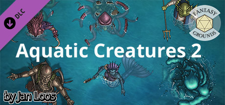 Fantasy Grounds - Jans Token Pack 32 - Aquatic Creatures 2 banner image