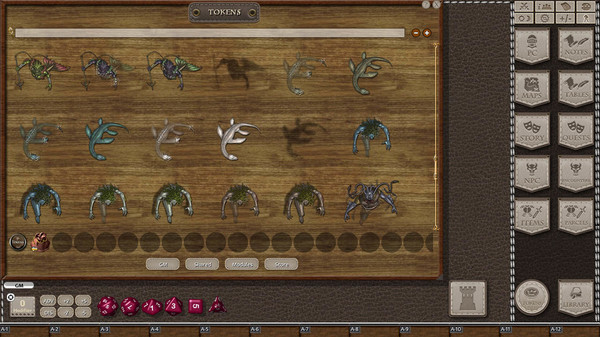 скриншот Fantasy Grounds - Jans Token Pack 32 - Aquatic Creatures 2 1