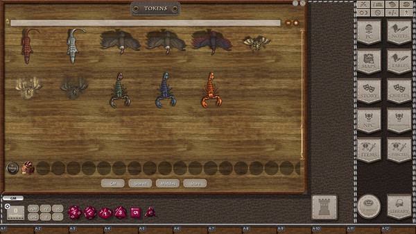 скриншот Fantasy Grounds - Jans Token Pack 33 - Desert Creatures 2 2