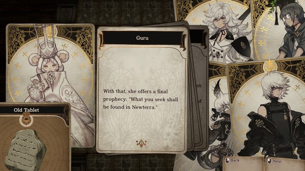 Screenshot of Voice of Cards: The Beasts of Burden