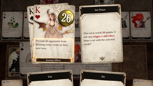 Screenshot of Voice of Cards: The Beasts of Burden