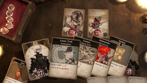 Screenshot of Voice of Cards: The Beasts of Burden