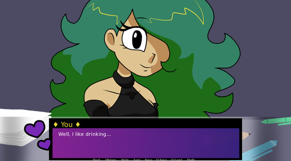 Скриншот из Goth Dating Sim 2022