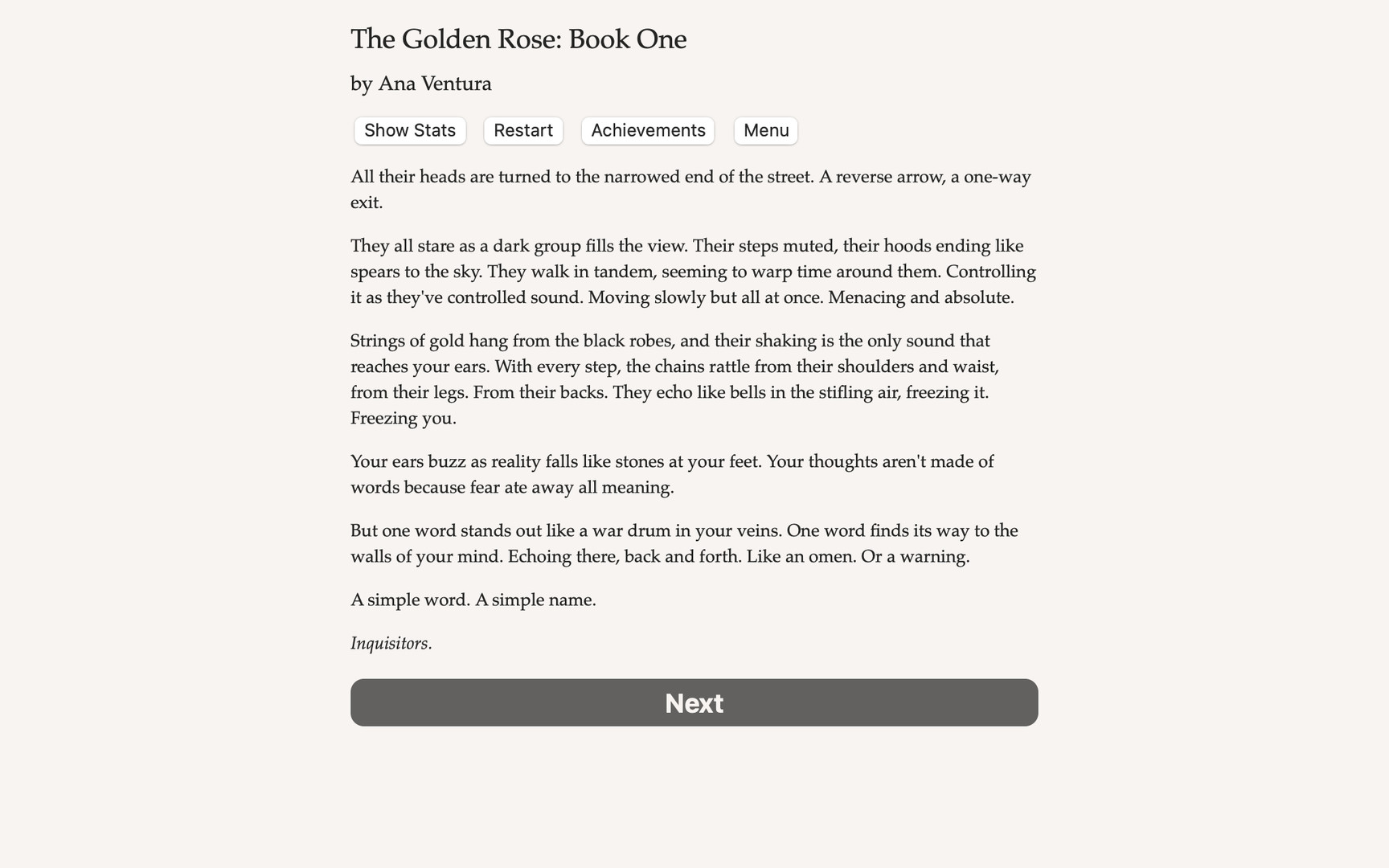 The Golden Rose: Book One Featured Screenshot #1