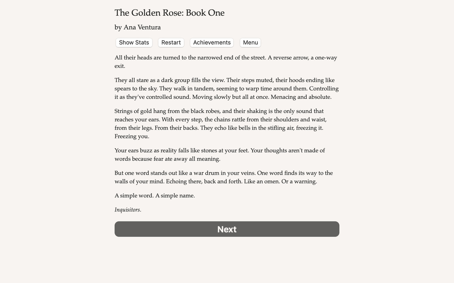 The Golden Rose: Book One Demo #5