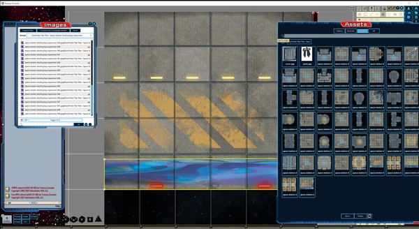 скриншот Fantasy Grounds - Starfinder Flip-Tiles - Space Station Docking Bay Expansion 4