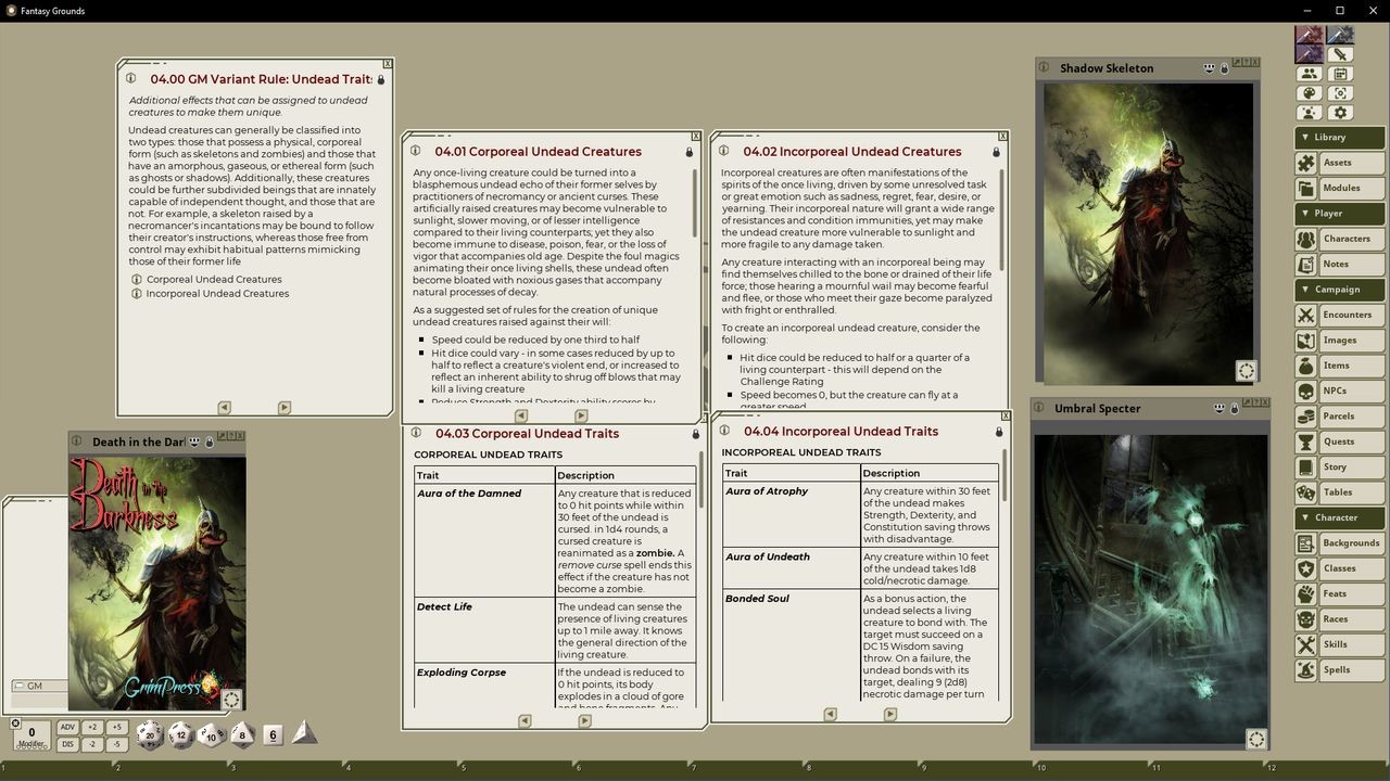 Fantasy Grounds - Death in the Darkness #2