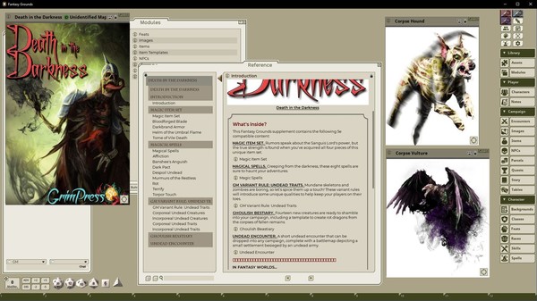 Fantasy Grounds - Death in the Darkness