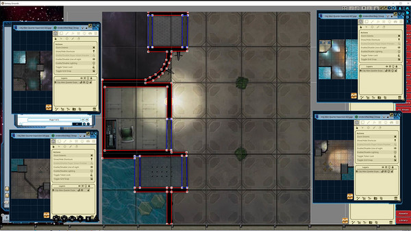 Fantasy Grounds - Starfinder Flip-Tiles - City Alien Quarter Expansion