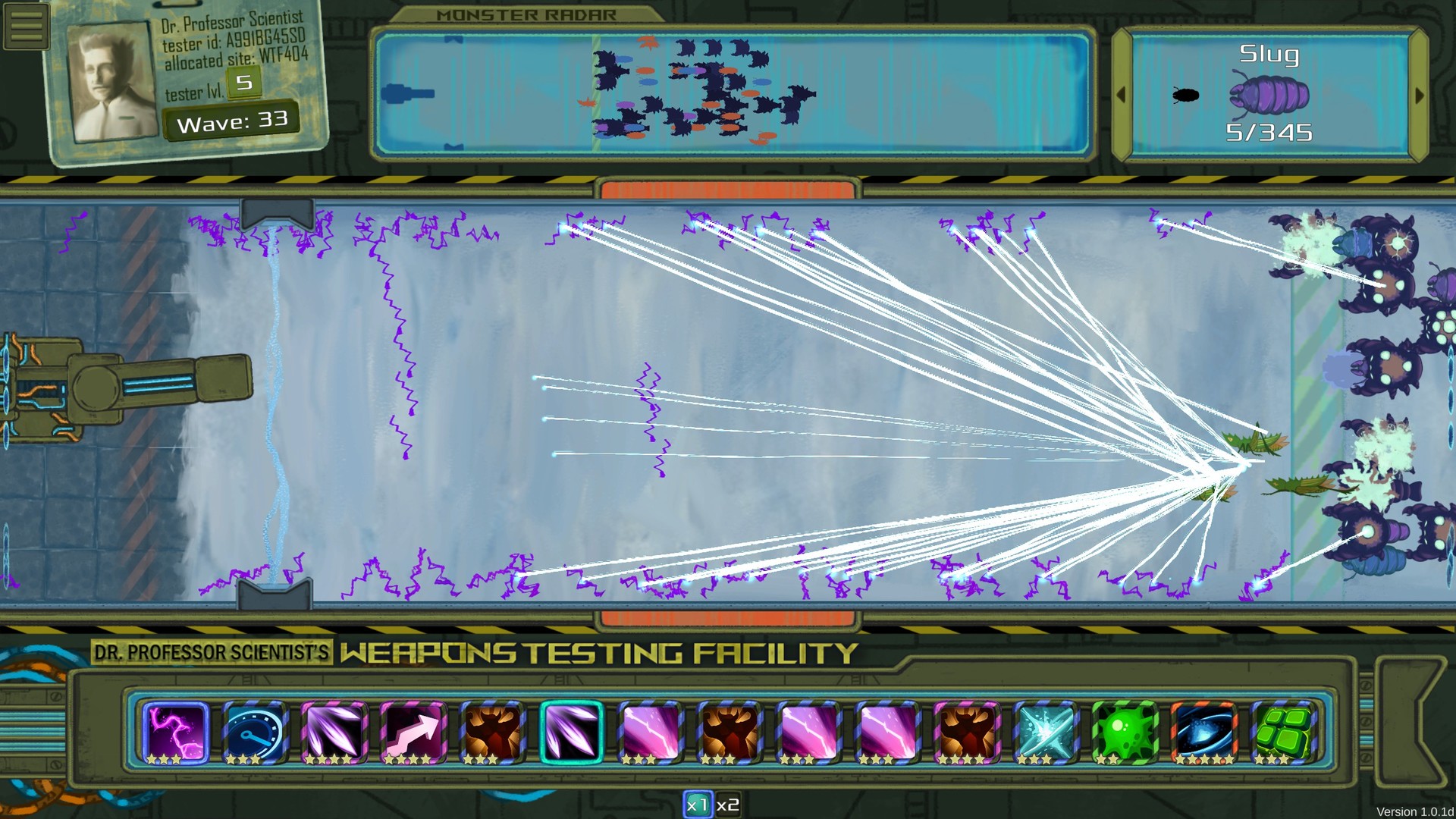 Dr. Professor Scientist's Weapons Testing Facility #11