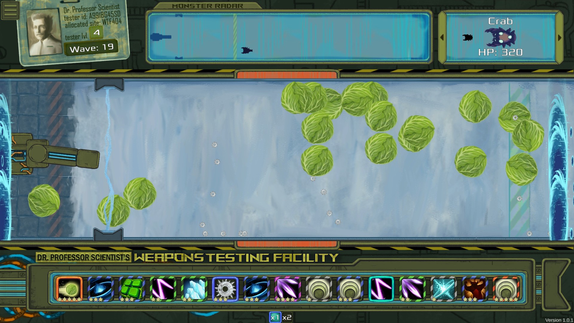 Dr. Professor Scientist's Weapons Testing Facility #9