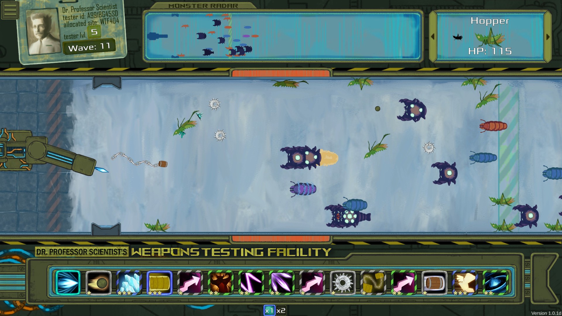 Dr. Professor Scientist's Weapons Testing Facility #10