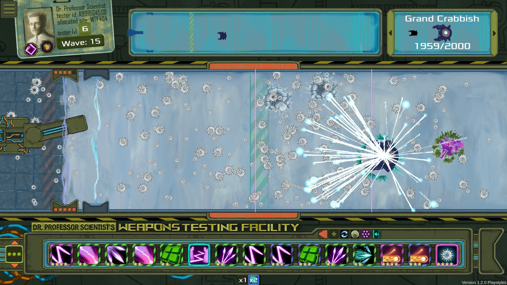 Dr. Professor Scientist's Weapons Testing Facility #6