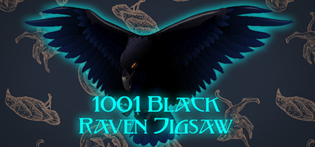 1001 Black Raven Jigsaw Cover Image