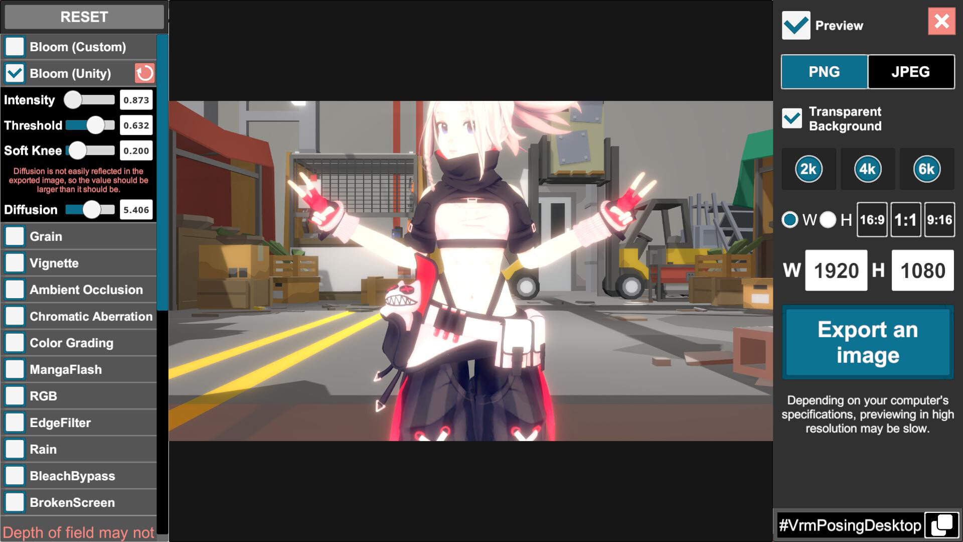 VRM Posing Desktop #2