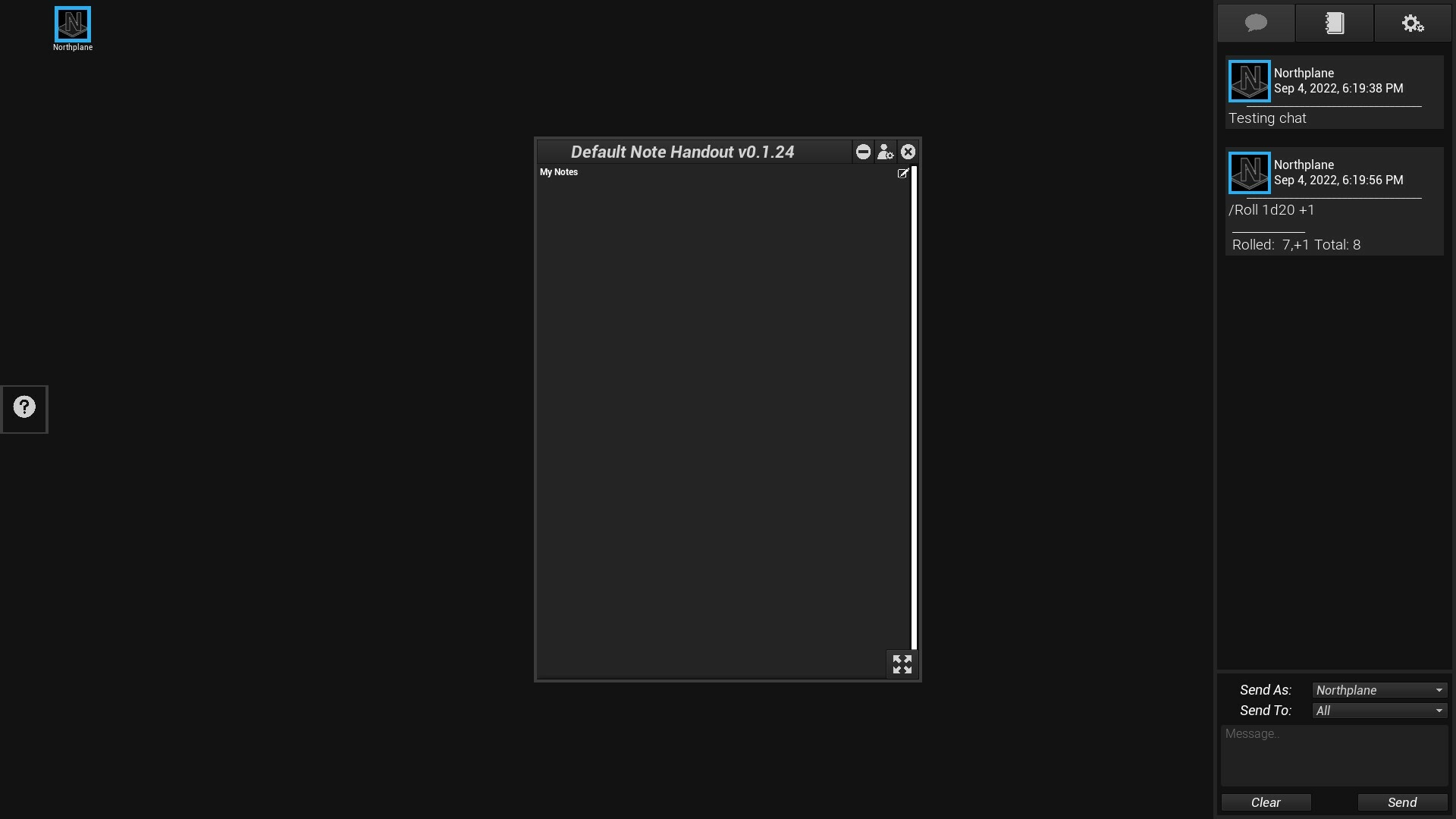 OpenVTT screenshot 4