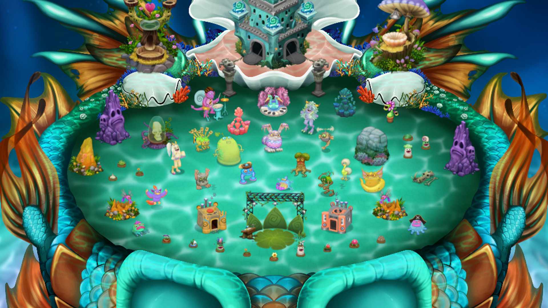 Скидка на My Singing Monsters. Water Island Skin Pack