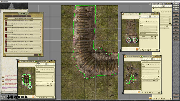 скриншот Fantasy Grounds - Pathfinder RPG - GameMastery Map Pack: Army Camp 4