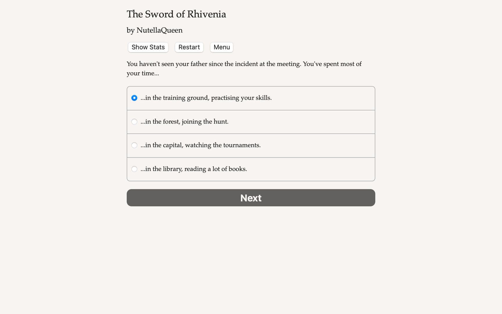 The Sword of Rhivenia 1